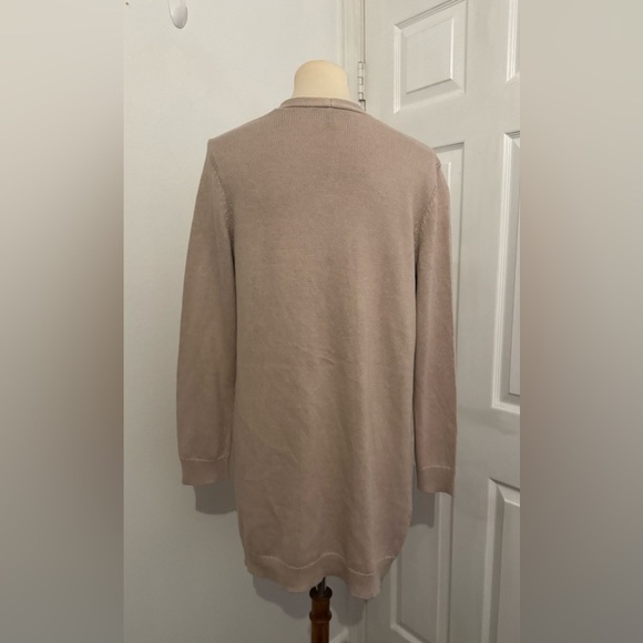 Eileen Fisher Knit Cardigan Organic Linen Cotton Coastal Office Quiet Luxury SML - Picture 4 of 9